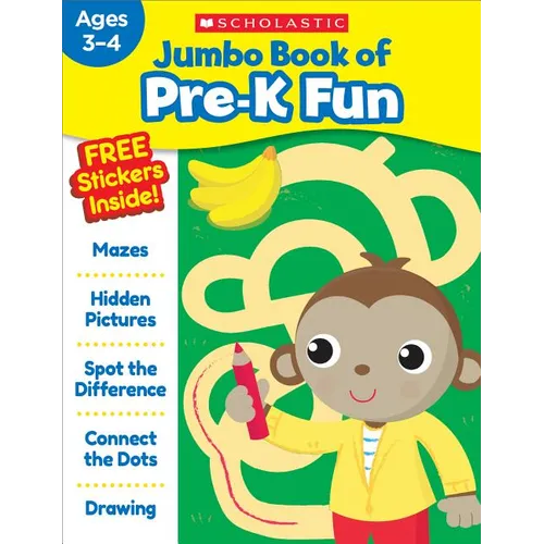 Jumbo Book of Pre-K Fun Workbook - Paperback