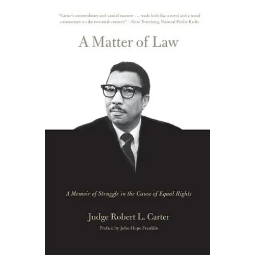 A Matter of Law - Paperback