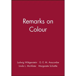 Remarks on Colour - Paperback