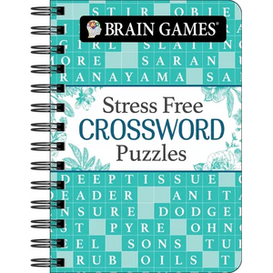Brain Games - To Go - Stress Free: Crossword Puzzles (Teal): Volume 2 - Spiral