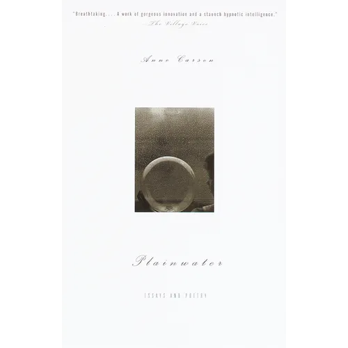 Plainwater: Essays and Poetry - Paperback