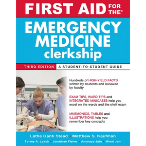 First Aid for the Emergency Medicine Clerkship, Third Edition - Paperback