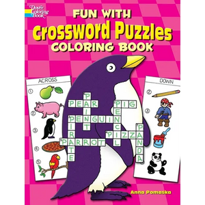 Fun with Crossword Puzzles Coloring Book - Paperback