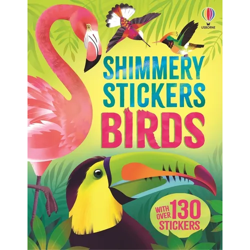 Shimmery Stickers Birds - Paperback