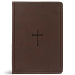 CSB Super Giant Print Reference Bible, Value Edition, Brown Leathertouch - Imitation Leather