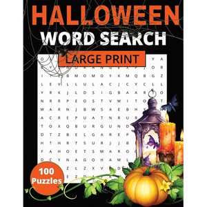 Halloween Word Search: A Collection of Spooky and Seasonal Word Search Puzzles - Paperback