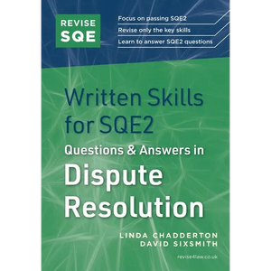 Revise SQE Written Skills for SQE2: Questions & Answers in Dispute Resolution - Paperback