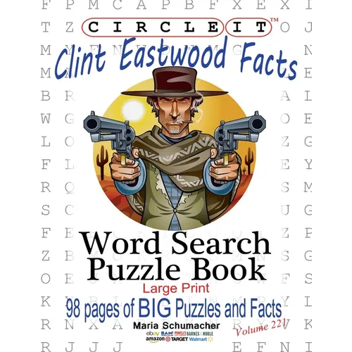 Circle It, Clint Eastwood Facts, Word Search, Puzzle Book - Paperback