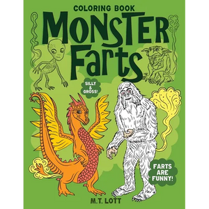Monster Farts Coloring Book - Paperback