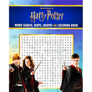Harry Potter Word Search, Quips, Quotes, and Coloring Book - Paperback