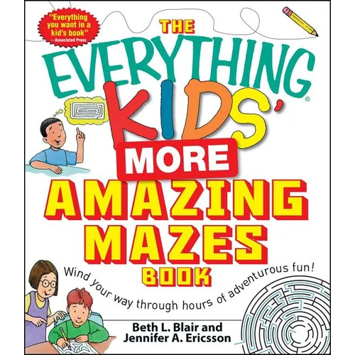 The Everything Kids' More Amazing Mazes Book - Paperback