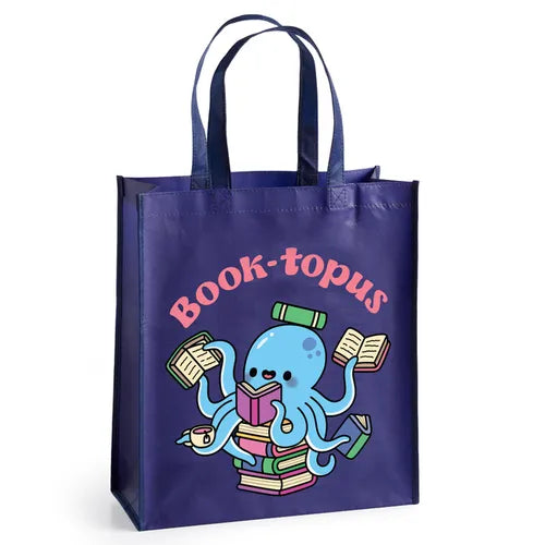 Book-Topus Reusable Shopping Bag - Paperback