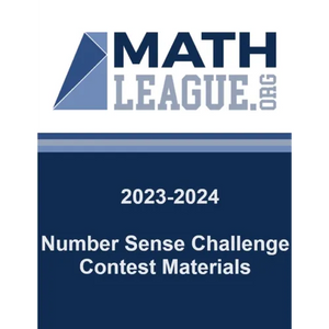 2023-2024 Number Sense Challenge Contest Materials - Paperback