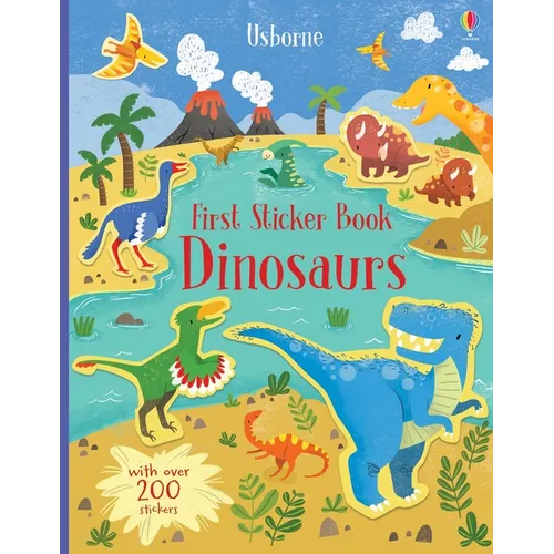 First Sticker Book Dinosaurs - Paperback