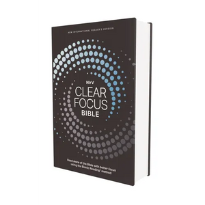 Nirv, Clear Focus Bible, Hardcover, Charcoal/Blue: Read More of the Bible with Better Focus Using the Bionic Reading Method - Hardcover