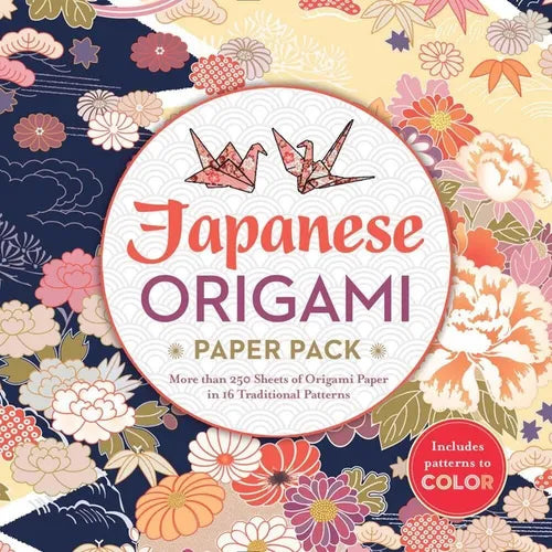 Japanese Origami Paper Pack: More Than 250 Sheets of Origami Paper in 16 Traditional Patterns - Paperback