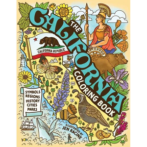 The California Coloring Book - Paperback