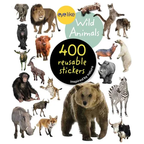 Eyelike Stickers: Wild Animals - Paperback