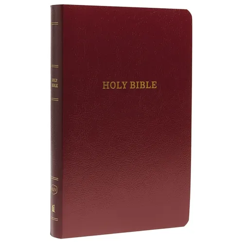 KJV, Gift and Award Bible, Imitation Leather, Burgundy, Red Letter Edition - Imitation Leather