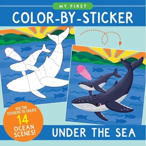 My First Color-By-Sticker Book - Under the Sea - Paperback