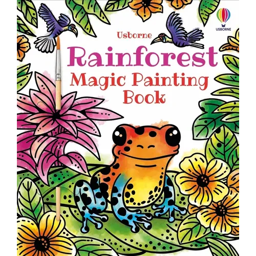 Rainforest Magic Painting Book - Paperback