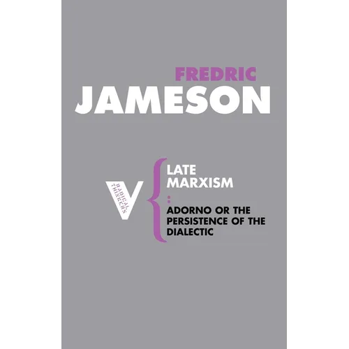 Late Marxism: Adorno, Or, the Persistence of the Dialectic - Paperback