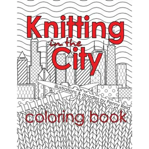 Knitting in the City Coloring Book - Paperback