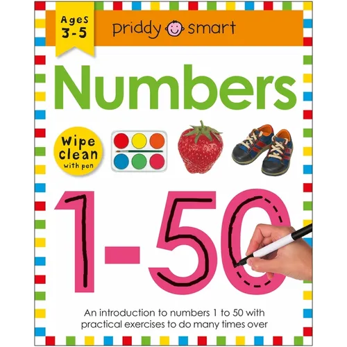 Numbers 1-50 (Wipe Clean Workbook): Ages 3-5; Wipe-Clean with Pen - Spiral