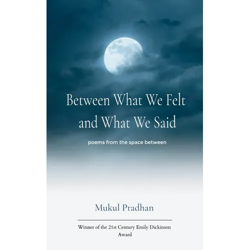 Between What We Felt and What We Said poems from the space between - Paperback