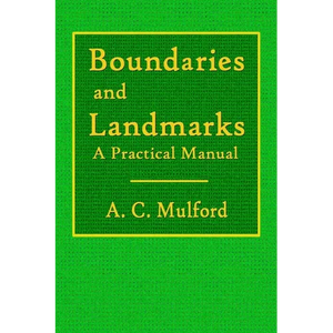 Boundaries and Landmarks - A Practical Manual - Paperback