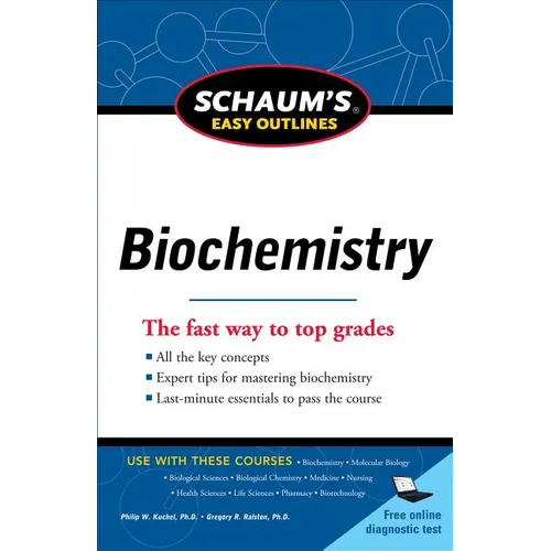 Schaum's Easy Outline of Biochemistry, Revised Edition - Paperback