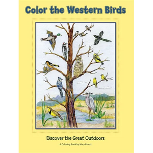 Color the Western Birds: Discover the Great Outdoors - Paperback