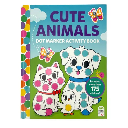 Dot Marker Activity Book Cute Animals - Paperback