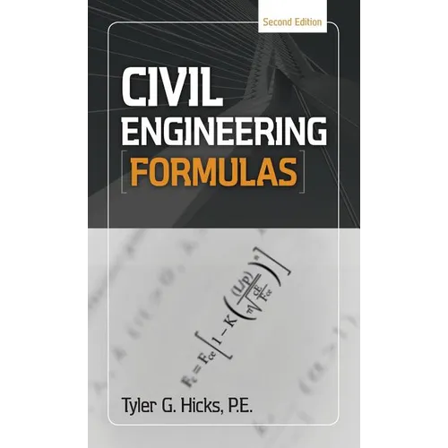 Civil Engineering Formulas - Hardcover