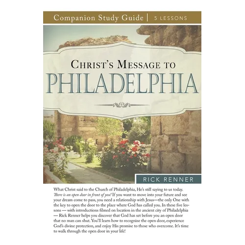 Christ's Message to Philadelphia Study Guide - Paperback