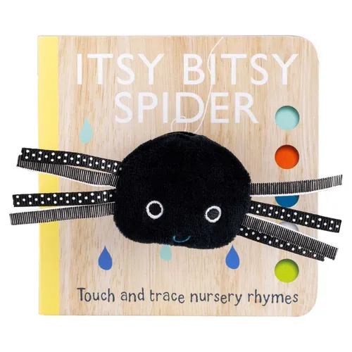 Touch and Trace Nursery Rhymes: Itsy Bitsy Spider Finger Puppet Book - Board Book