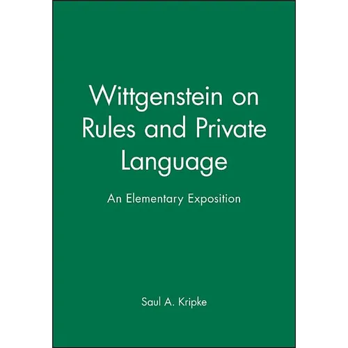 Wittgenstein Rules and Private - Paperback
