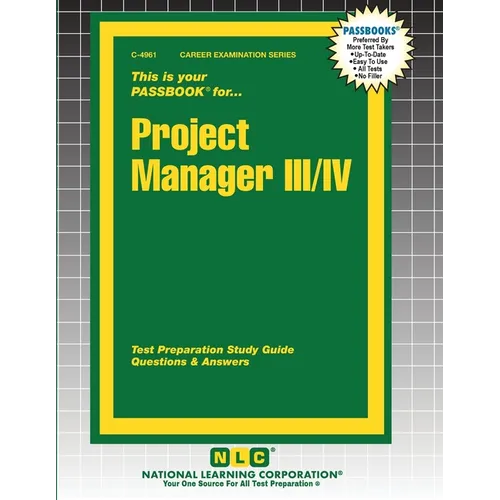 Project Manager III/IV - Paperback