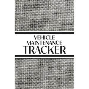 Vehicle Maintenance Tracker (Textured Paper Charcoal): 6"x9" 4 Car Maintenance Tracker with 30 Entries a Page and Over 100 Pages! Auto Vehicle Service - Paperback