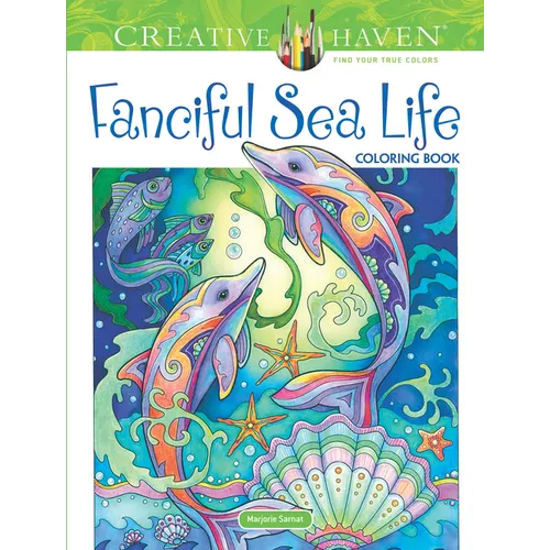 Creative Haven Fanciful Sea Life Coloring Book - Paperback