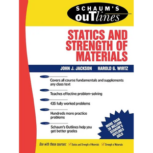 Schaum's Outline of Statics and Strength of Materials - Paperback