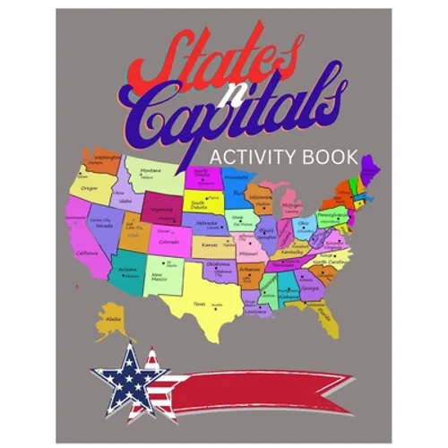 States and Capitals Activity Book - Paperback