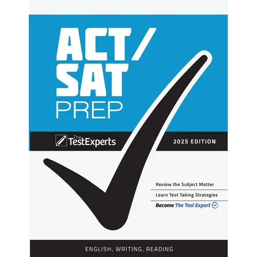 ACT/SAT Prep: English/Reading/Writing 2025 Edition - Paperback