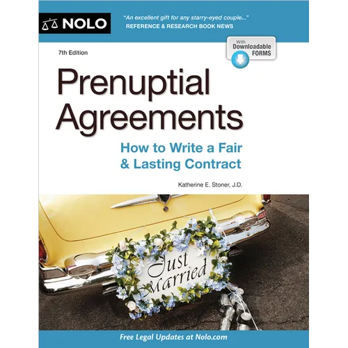 Prenuptial Agreements: How to Write a Fair & Lasting Contract - Paperback