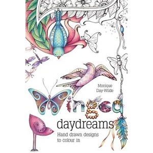 Winged Daydreams: Hand drawn designs to colour in - Paperback