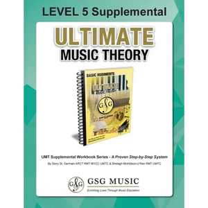 LEVEL 5 Supplemental - Ultimate Music Theory: The LEVEL 5 Supplemental Workbook is designed to be completed after the Basic Rudiments and LEVEL 4 Supp - Paperback