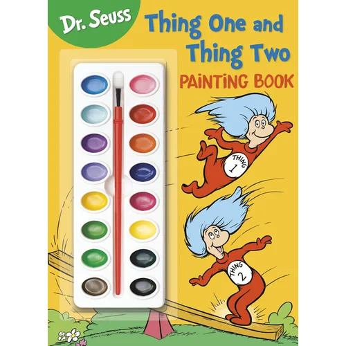 Dr. Seuss: Thing One and Thing Two Painting Book: Coloring and Activity Book with Paint Box - Paperback