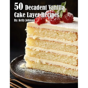 50 Decadent Vanilla Cake Layer Recipes - Paperback