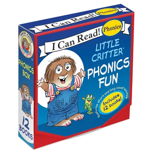 Little Critter 12-Book Phonics Fun!: A Box of 12 Mini-Books Featuring Short and Long Vowel Sounds - Boxed Set