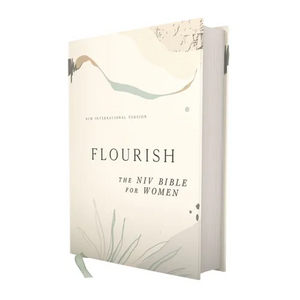 Flourish: The NIV Bible for Women, Hardcover, Multi-Color/Cream, Comfort Print - Hardcover